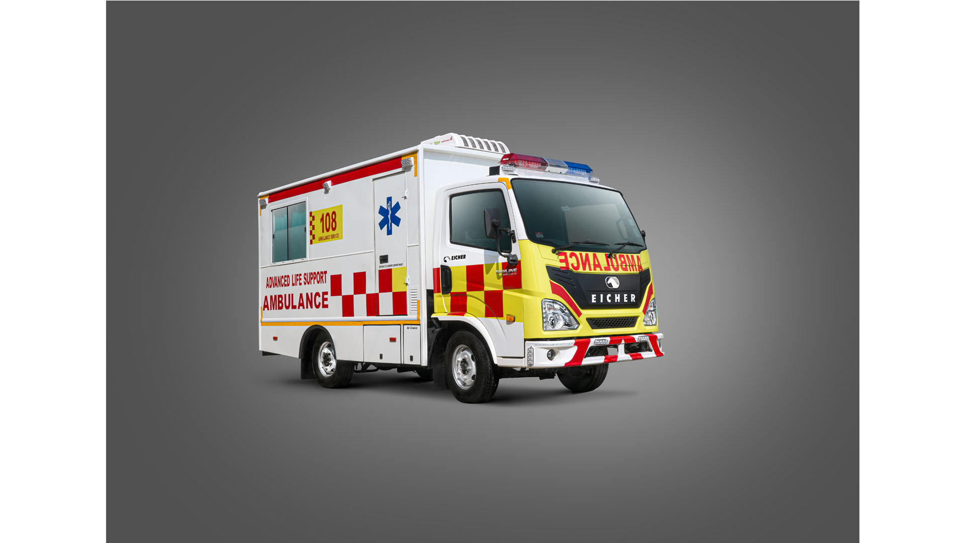 VE Commercial Vehicles Launch Eicher Skyline Ambulance - Healthcare Radius