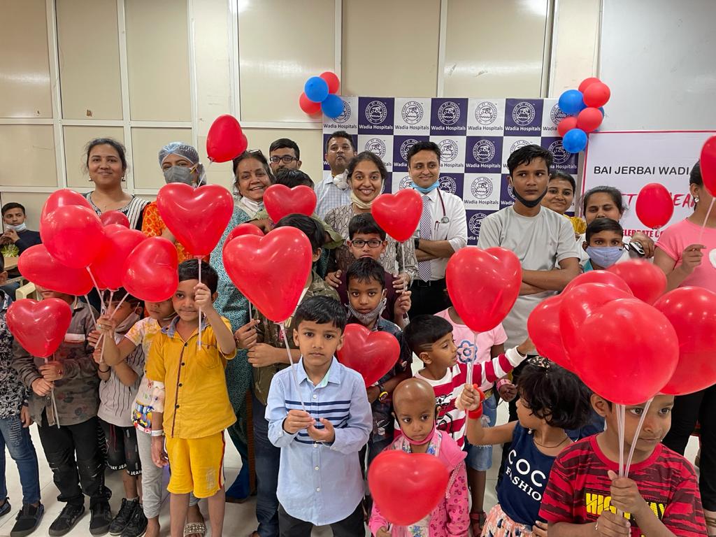 Doctors and CHKD kids patients at BJWadia hospital 10022021