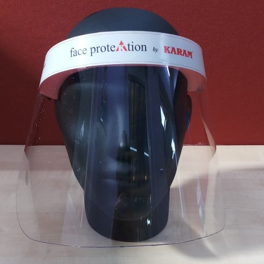 karam face shield with helmet