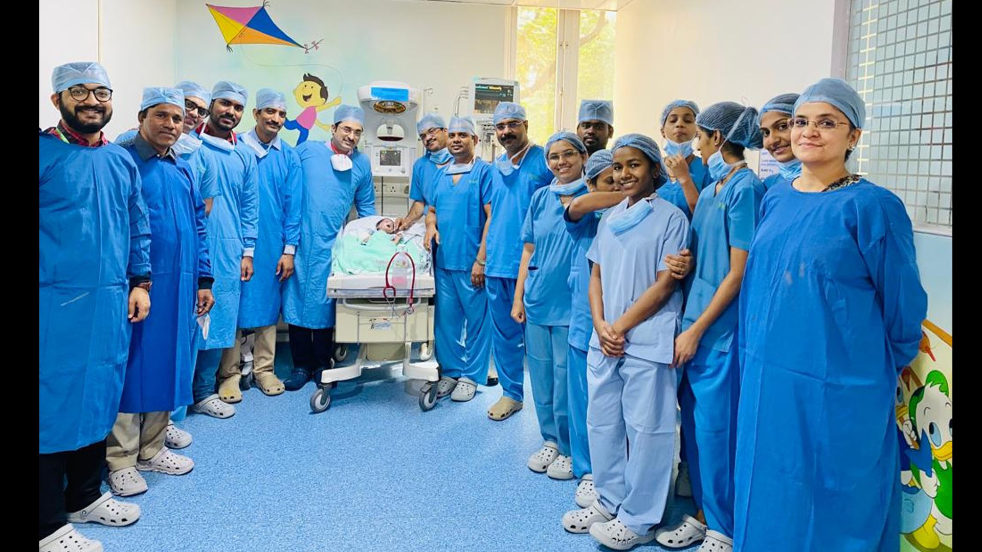 Successful Open Heart Surgery On A Newborn At Fortis Mulund ...