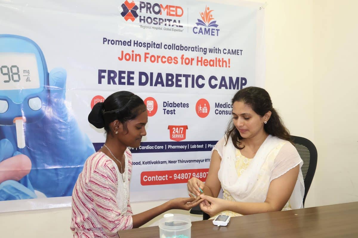 Free diabetes screening camp launched at Promed Hospital ...